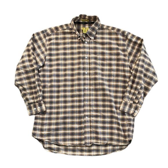 DUCK HEAD Classic Oxford Button Down Plaid Shirt Size XL - Picture 1 of 6